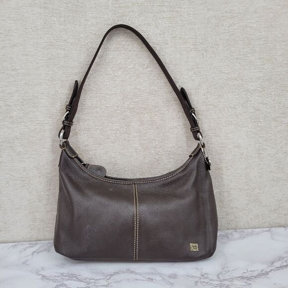The Sak Y2K Brown Leather Shoulder Bag - Picture 1 of 16